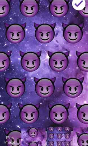 Emoji Purple Devil PIN Lock 3