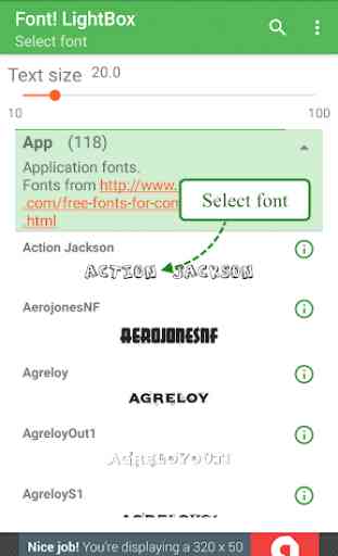 Font! Lightbox tracing app 1