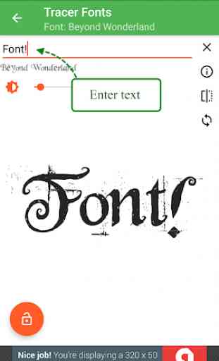 Font! Lightbox tracing app 2