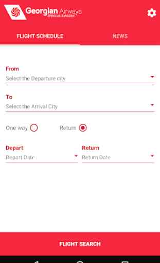 Georgian Airways official app 1
