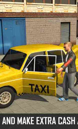 In salita Crazy Taxi Driving:USA City Cab Sim 2018 4