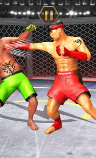 Karatè combattente Kung Fu Combattente Tigre MMA 1