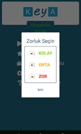KeYa! Türkçe sözlük oyunu, sözcük bulmaca 2