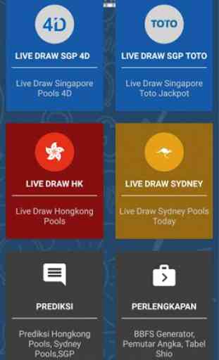 Live Draw SGP HK SYDNEY 4
