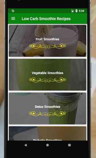 Low Carb Smoothies: Healthy Smoothie Recipes Free 2