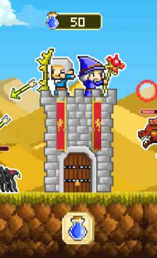 Mini guardians: castle defense (gioco RPG retro) 1