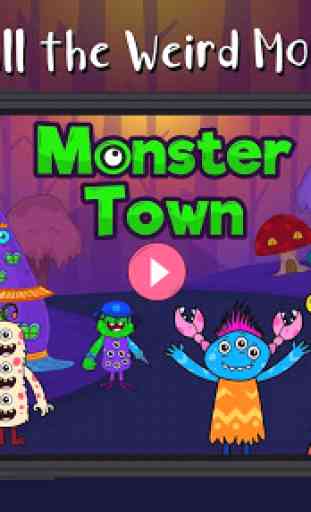 My Monster Town - Playhouse Games for Kids 1