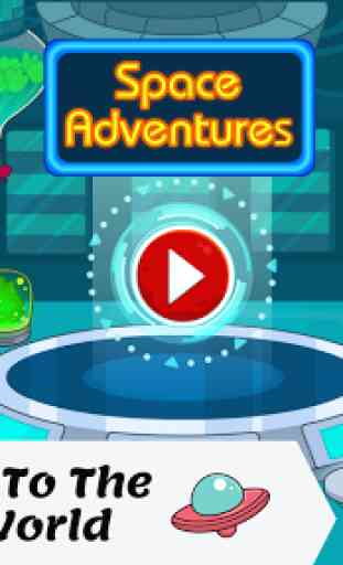 My Space Town Adventures - Universe Games for Kids 1