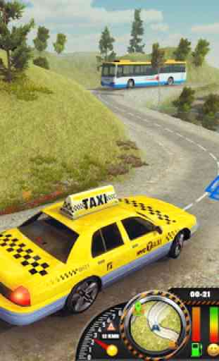 Offroad Taxi Driving Simulator 3D: Taxi gratuito 1
