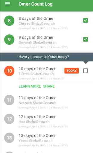 Omer Counter 4