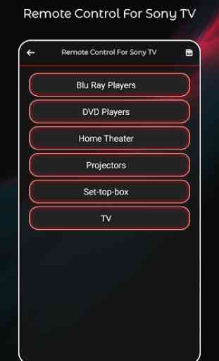 Remote Controller For Sony TV 1