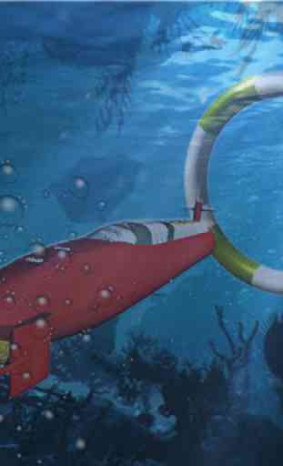 Sottomarino simulatore sott'acqua 2