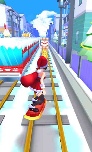 Subway Santa Princess Runner 4
