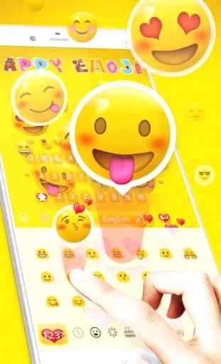 Tastiera Emoji Happy 3