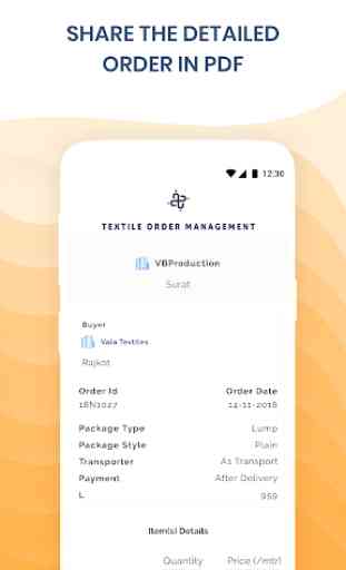 Textile Order Management 4