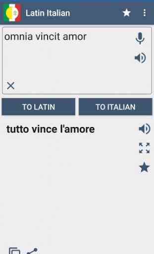 Traduttore italiano latino 1