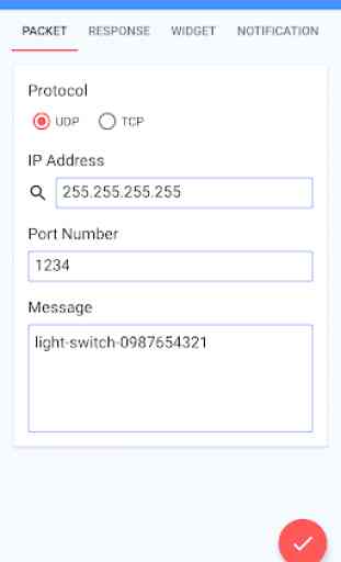 UDP/TCP Widget 3