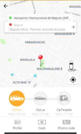 Zip Taxi App 1