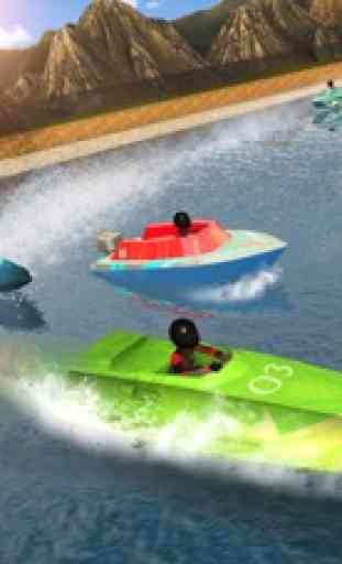 3D barca da corsa simulatore 2