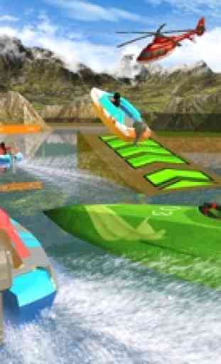 3D barca da corsa simulatore 3