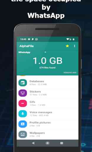 AlphaFile - WhatsApp File Cleaner & Status saver 1