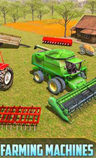 American Real Tractor Organic Farming Simulator 3D 2