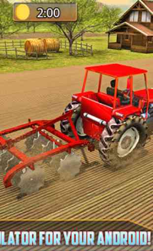 American Real Tractor Organic Farming Simulator 3D 3