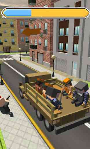 Blocky Vegas Crime Simulator: Prigioniero Survival 3