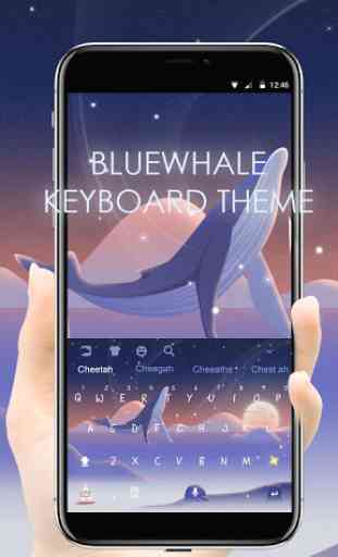 BLue Whale Keyboard Theme 1