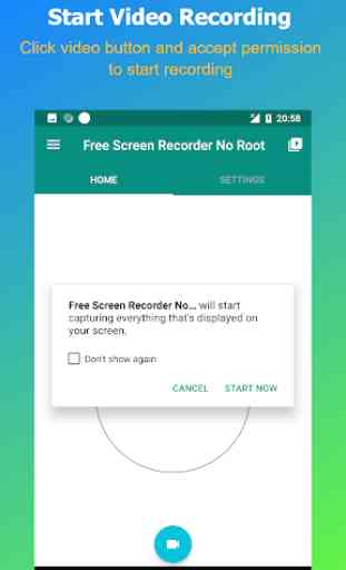 Free Screen Recorder No Root - Record Screen HD 4