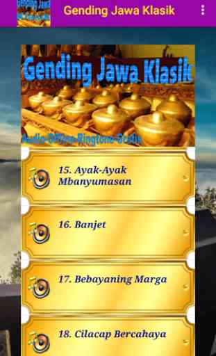 Gending Jawa Klasik | audio Offline + Ringtone 3
