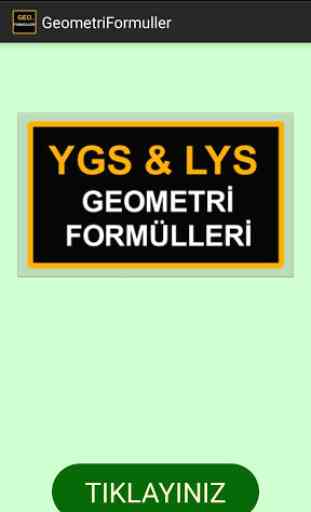 Geometri Formülleri TYT - AYT - KPSS 1