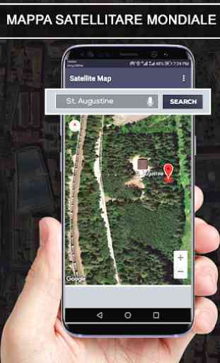 GPS dal vivo Mappa Satellite e navigazione vocale 3