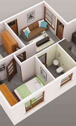 Interior design per la casa 3d 1