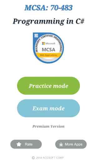 MCSA: Web Applications 70-483 Exam 1