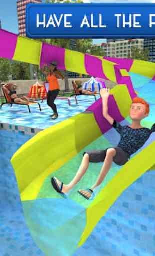 nuoto piscina estate divertimento: scivoli d'acqua 3