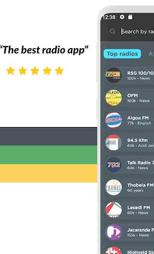 Radio Sudafrica: Radio FM online gratuita 1