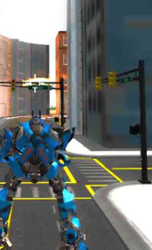 Robots Fighting In Street 2