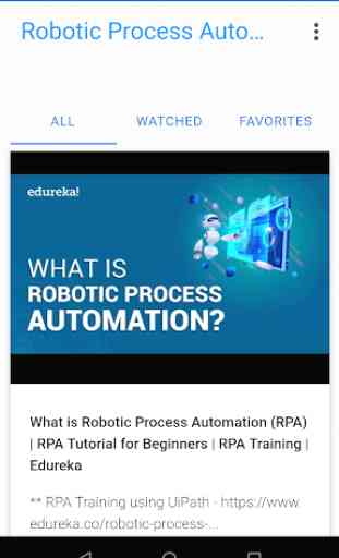 RPA Videos Robotics Process Automation 1