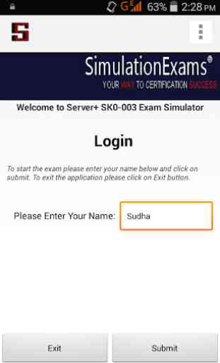 Server+ Exam Simulator 1