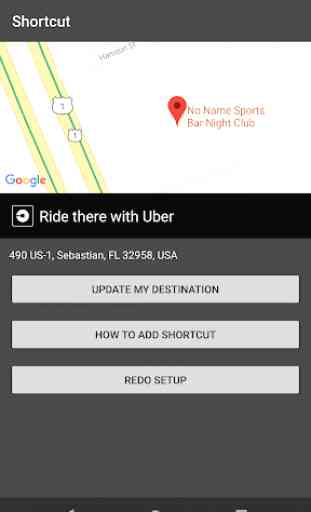 Shortcut for Uber 3