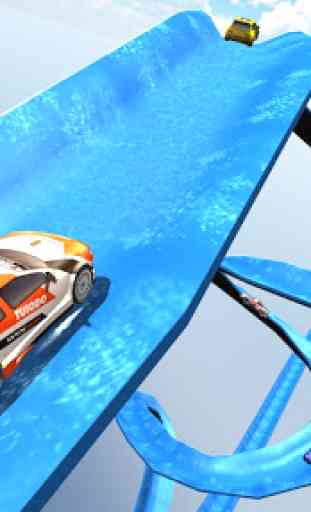 Sports Cars Water Slide - Water Slide Racing Games 1