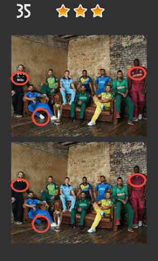 Spot the Differences - Cricket World Cup 2019 2