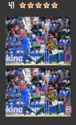 Spot the Differences - Cricket World Cup 2019 3