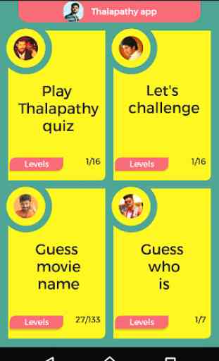 Thalapathy Vijay Movies Tamil Quiz 1