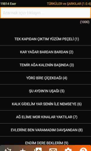 Türküler ve Şarkılar 1
