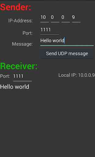 UDP Receiver and Sender PRO 1