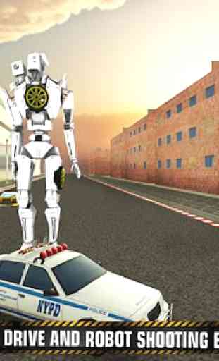 US Army War Robots Car Transform: Robot Games 2