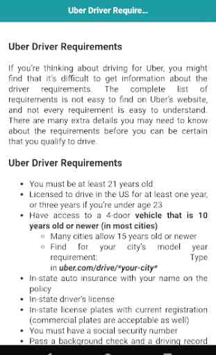 User guide for Uber driver app 4