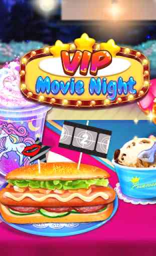VIP Movie Night Food Party: prepara deliziosi cibi 1